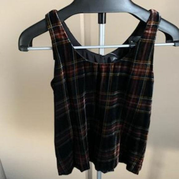 J Crew Stewart Tartan top - Picture 7 of 8